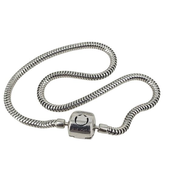 Zales Persona 925 Sterling Silver Charm Bracelet 10" (plus size) - Picture 1 of 4